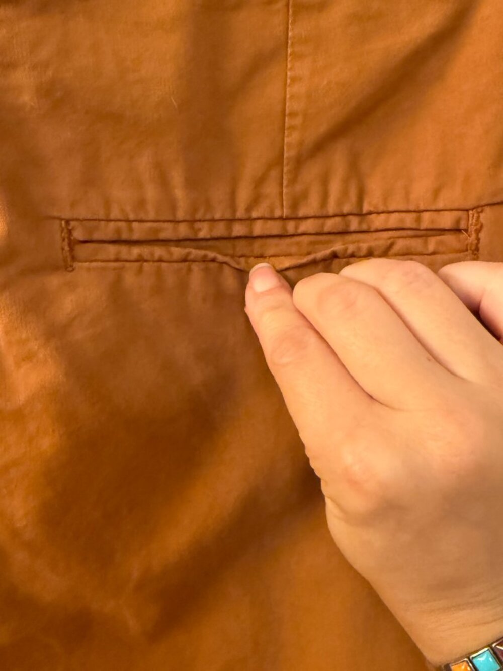 New Free People Brown Cargo Pocket Relaxed Pants 2 NWT - Picture 8 of 10